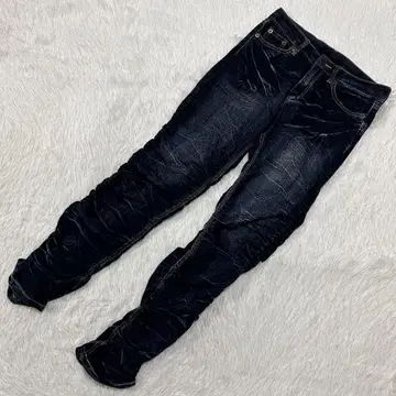 셔링 데님 인디고 블루 프리 캐주얼