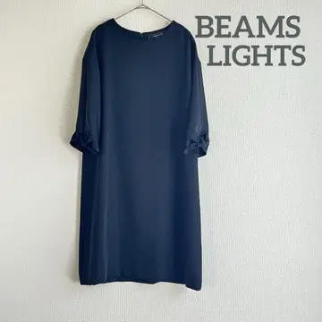 BEAMS LIGHTS 드레이프감 원피스 심플 블랙 검정 빔즈