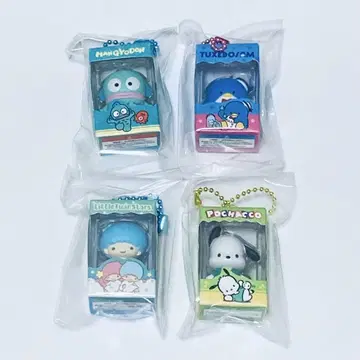 산리오 캐릭터즈 초코 박스 피규어 컬렉션 4개 세트