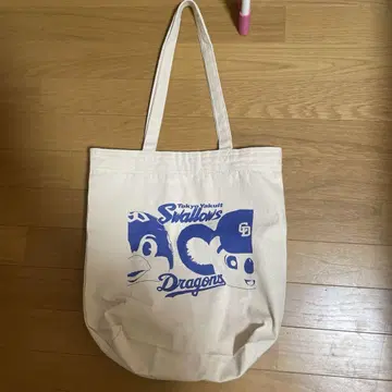 도쿄 야쿠르트 스와로즈 주니치 드래곤즈 도라 도라 토트백