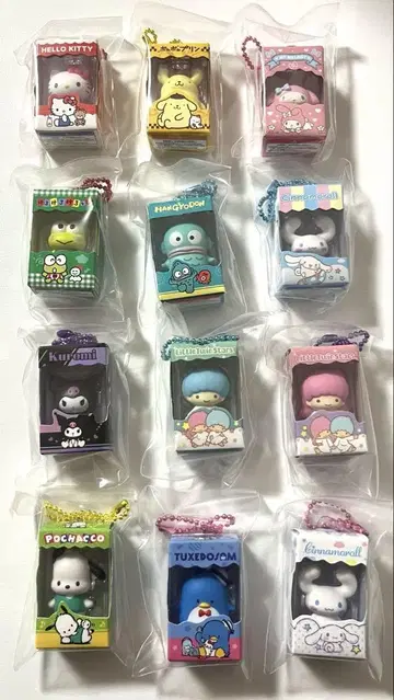 산리오 초코 박스 피규어 컬렉션 전 12종류 컴플리트