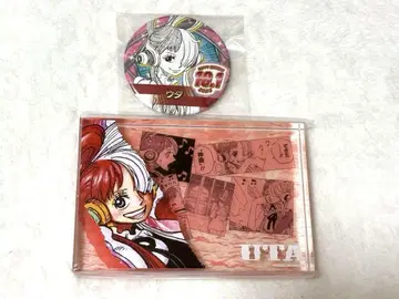 우타 ONEPIECE 생일 캔뱃지 아크릴 블록
