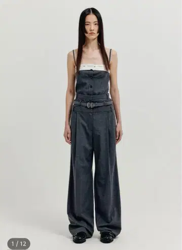 EENK XICKY 허리띠 레이어드 팬츠