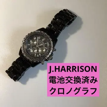 J.HARRISON 손목시계 크로노그래프 배터리 교체 완료 블랙