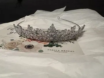 STELLA BRIDAL 실버 티아라