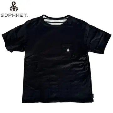 SOPH 리버서블 크루넥 포켓 티셔츠 블랙