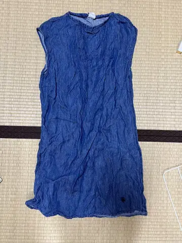 오르치발 데님 린넨 원피스