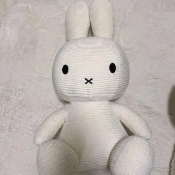 본톤토이즈 미피 봉제 인형 코듀로이 70cm 화이트