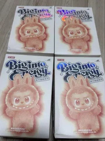 Popmart Labubu energy 4 상자