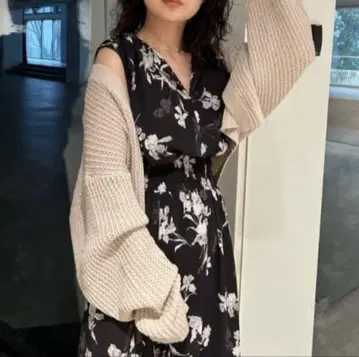 프레이 아이디 코튼 린넨 루즈 가디건 택 포함 새상품 FRAY.ID