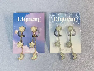 Liquem 스윙 베이비 스타 귀걸이