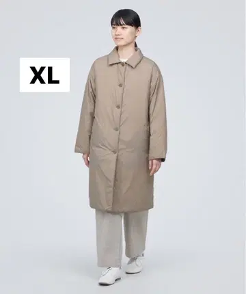 무인양품 경량 다운 스텐카라 코트