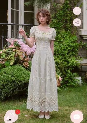 레이스 메이드 레이스메이드 그린 시드레스 그레이프 드레스