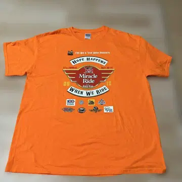 GILDAN HARLEY-DAVIDSON 이벤트 티셔츠 오렌지 XL