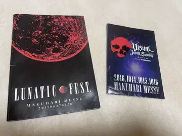 LUNATIC FEST. 2015 VJS 2016 팜플렛 레어