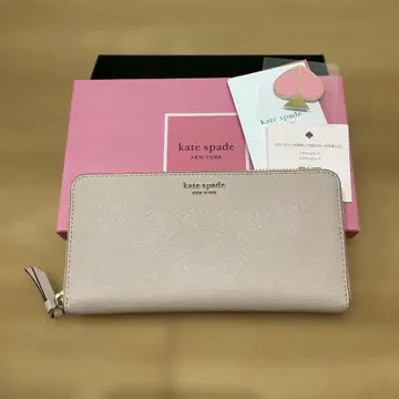 kate spade 핑크 베이지 장지갑