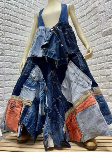 DIY 데님 어레인지 데님 원피스