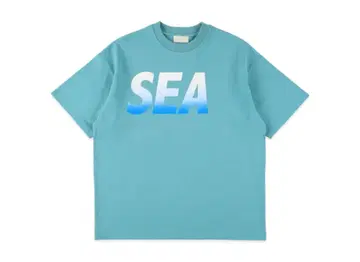 SEA 봄/여름 티셔츠 민트 블루 XL