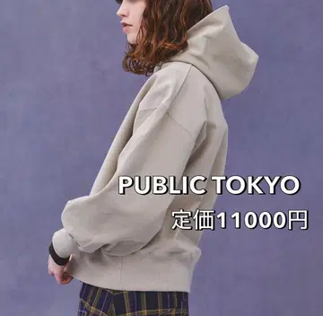 PUBLIC TOKYO 풀오버 후드티