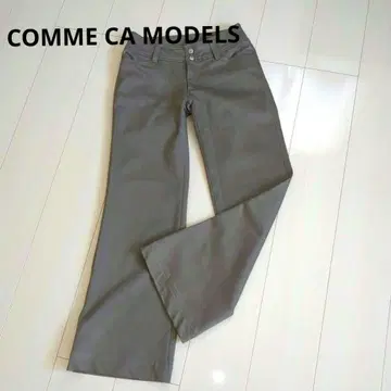 COMME CA MODELS 와이드 팬츠 브라운 S