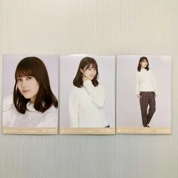 이쿠타 에리카 화이트 니트 컴프 노기자카46 브로마이드