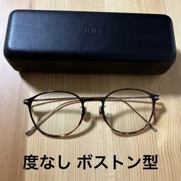 JINS 보스턴형 안경 Combination Titanium 무도수