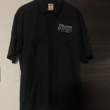 COUNTS KUSTOMS 라스베이거스 디키즈 셔츠 블랙 검정