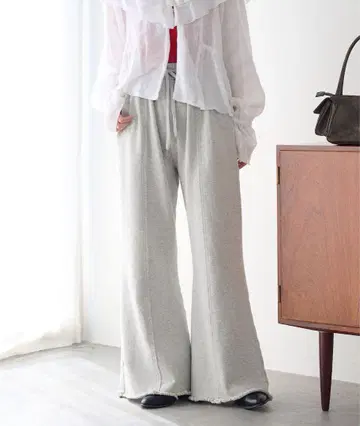 Kastane 맨투맨 플레어 팬츠 그레이