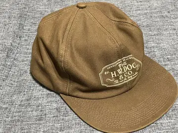 THE H.W.DOG&CO 도그 앤 코 캡 브라운