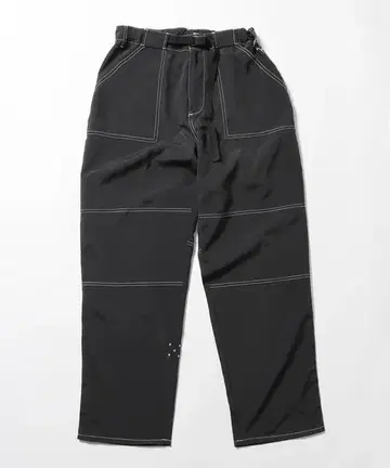 POP TRADING COMPANY 나일론 팬츠 팬츠 워크 팬츠 블랙