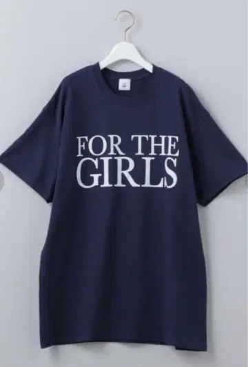roku6 FOR THE GIRLS 네이비 티셔츠