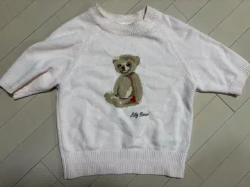 Lily Brown 하트 모티브 니트 릴리 베어 Lily Bear