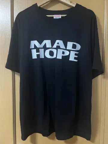 호시노 겐 MAD HOPE 티셔츠 블랙 XL 사이즈