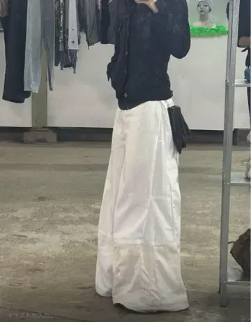 핸드메이드 와이드 데님 팬츠