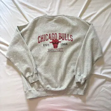 시카고 불스 맨투맨 그레이 XL BULLS