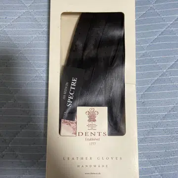 DENTS 007 블랙 가죽 장갑 S 사이즈