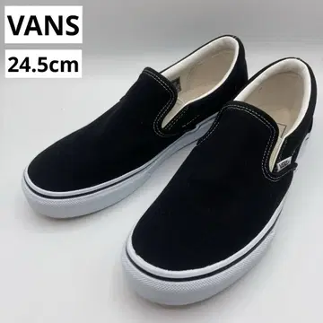 VANS 반스 슬립온 스니커즈 블랙 화이트 여성용