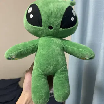 에이리언 봉제 인형 그린 컬러