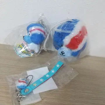 새상품 네츠 아프로 개 3개 세트 봉제 인형 마스코트