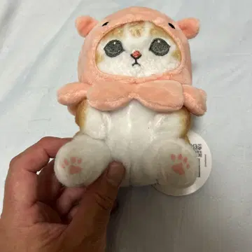 morifusand 후드 부착 고양이 봉제 인형