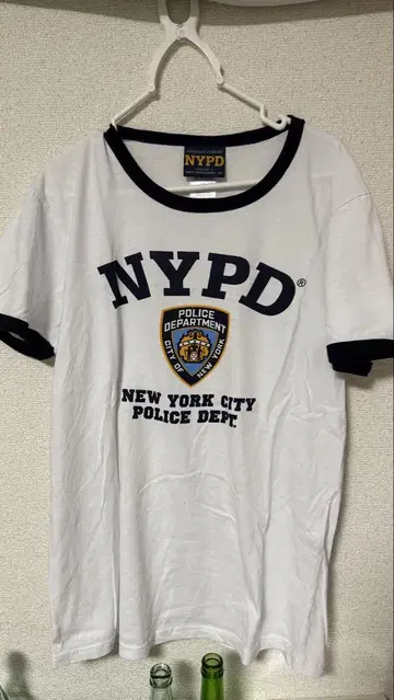 NYPD 00s 링거 티셔츠