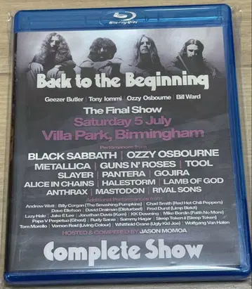 Black Sabbath Back To The Beginning 블루레이