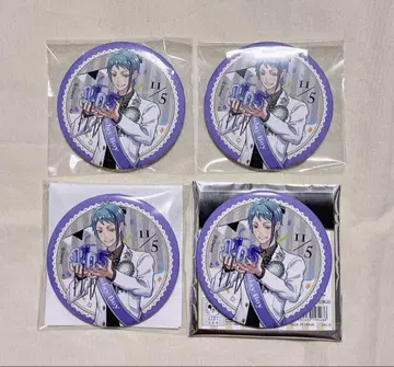 트위스티 오메카시 벌스데이 캔뱃지 75mm 제이드 4종 세트