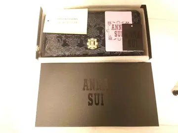ANNA SUI 네이비 블랙 장지갑