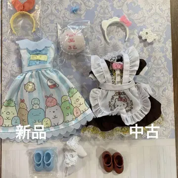새상품 리카짱 스미코구라시 의류 헬로키티 카페 드레스
