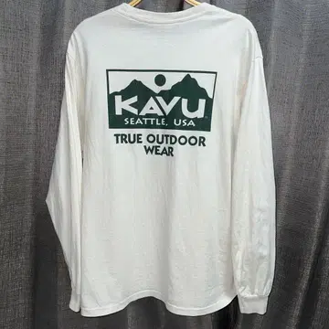 KAVU 카부 롱 T M 사이즈 오버 사이즈
