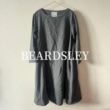 BEARDSLEY 비어즐리 그레이 울 무릎 기장 원피스 프리 사이즈