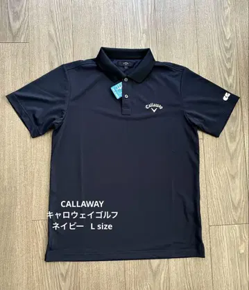 새상품 CALLAWAY 캘러웨이 골프 피케 셔츠 네이비 L