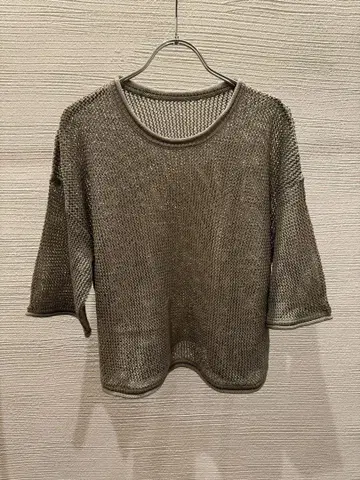 00s 일본 브랜드 니트 메쉬 티셔츠 니트