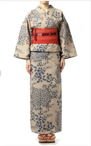 죽선 유카타 오쿠주 코몬
